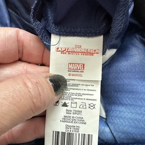 Captain America Muscle Costume Size Small‎ 2t - Picture 7 of 10